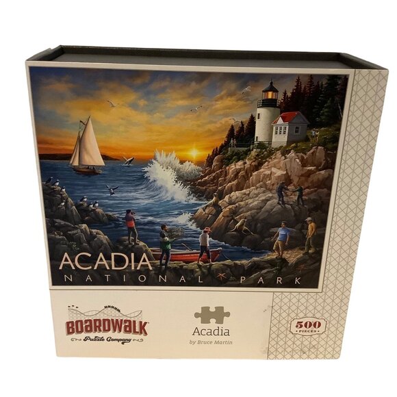 Acadia National Park Puzzle 500 Pieces Boardwalk Puzzles 16x20 NEW Ages 14+ - Picture 1 of 6
